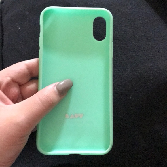 Turquoise iPhone X case - Picture 2 of 2
